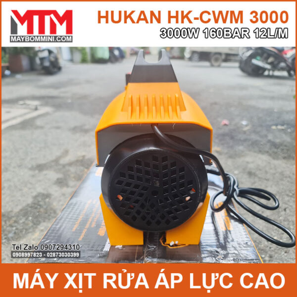 May rua xe ap luc cao 220V 3000W 12L Hukan HK CWM 3000 phia sau may