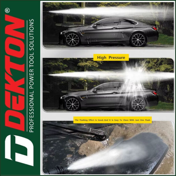May rua xe ap luc cao 220V 3000W 14L180bar Dekton DK CWR3001 sung phun xit