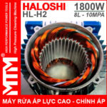 May rua xe gia dinh mini ap luc cao 220V 1800W 8L 10Mpa Haloshi HL H2 loi dong chinh ap loi dong