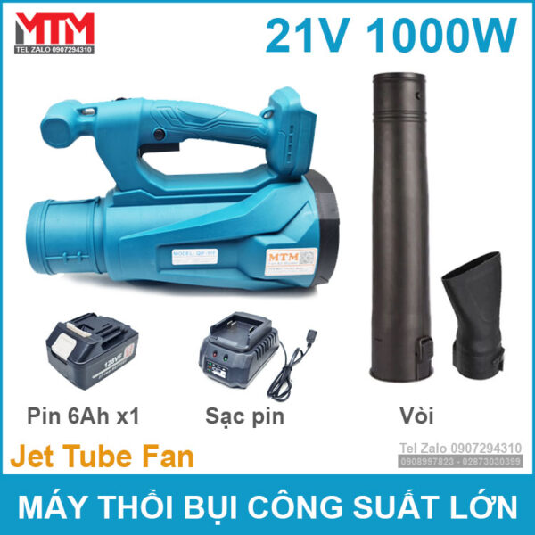May thoi bui 21V 1000W MTM bo 1 pin 6ah