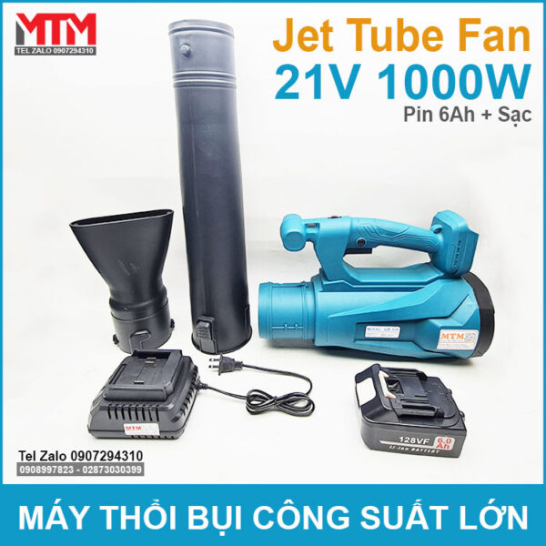May thoi bui 21V 1000W MTM pin 6ah va sac