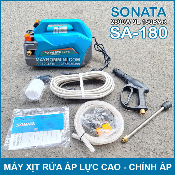 May xit rua ap luc cao 220V 2800W 9L 150bar Ssonata SA 180