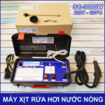 May xit rua ve sinh bang hoi nuoc nong