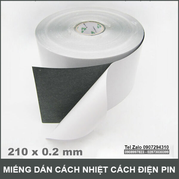 Mieng dan cach nhiet pin 210mm gia re