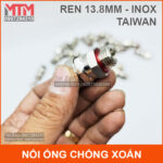 Noi chong xoan ong 13mm inox taiwan ren ngoai
