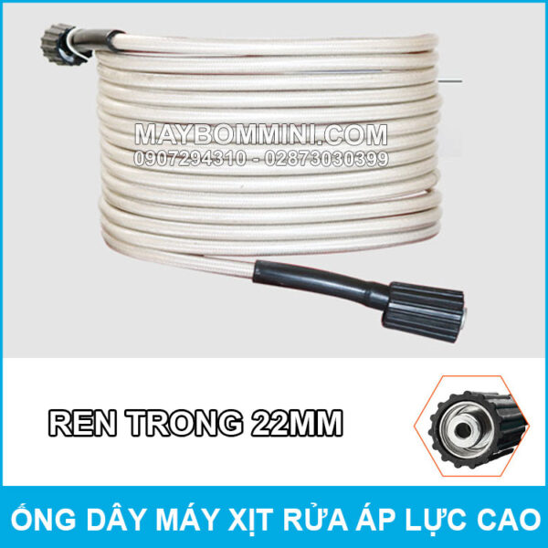 Ong ap luc may rua xe