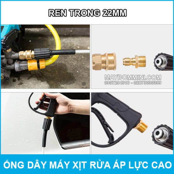 Ong chiu luc ren trong 22mm