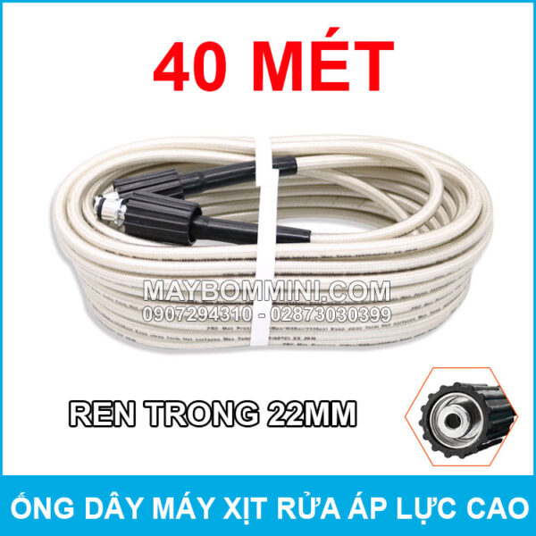 Ong day ap luc cao ren trong 22mm 40 met