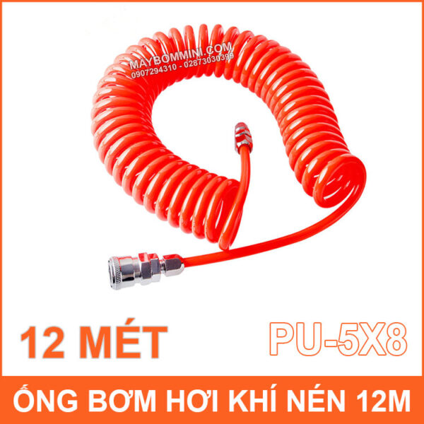 Ong day bom khi nen 12 met 8mm