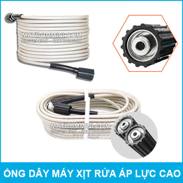 Ong nuoc may rua xe cao ap