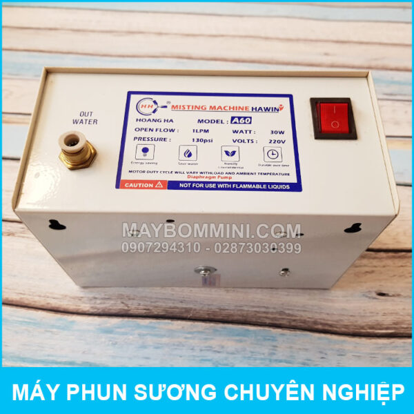 Phun suong quan ca phe gia dinh san vuon gia tot