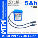 Pin 12v 10a 5000mah MTM