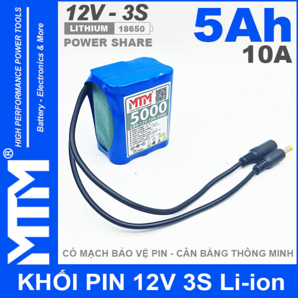 Pin 12v 10a 5000mah MTM chinh hang