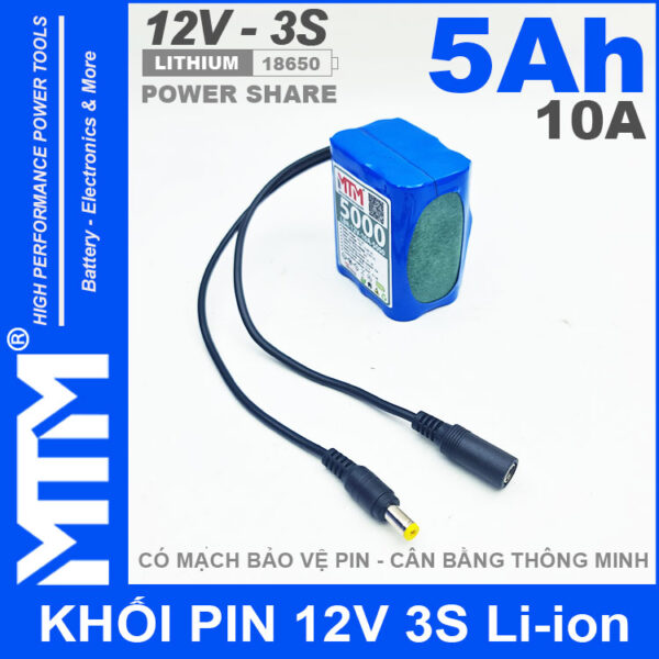 Pin 12v 10a 5000mah MTM gia re