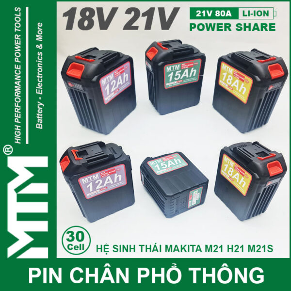 Pin chan pho thong makita chong soc 30 cell