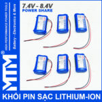 Pin lihtium ion 7v4 8v4 2S1P 2000mah chinh hang