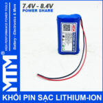 Pin lihtium ion 7v4 8v4 2S1P MTM