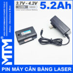 Pin may ban cot can bang laser 5200mAh MTM kem sac