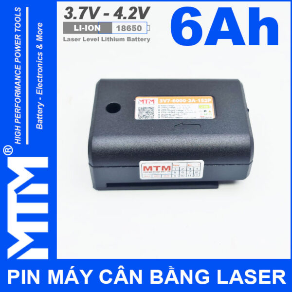 Pin may ban cot can bang laser 6000MAh MTM ngang