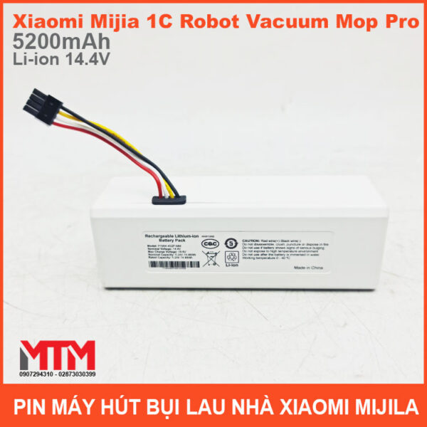 Pin-may-hut-bui-lau-nha-Xiaomi-Robot-MOP-14v4-5200mah-chinh-hang.jpg Pin may hut bui lau nha Xiaomi Robot MOP 14v4 5200mah chinh hang