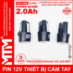 Pin may khoan 12v 2000mah khe B MTM new