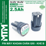 Pin may khoan 16v8 2500