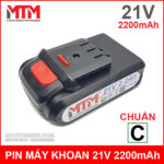 Pin may khoan ban vit cam tay 21V 2200mah chuan C