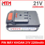 Pin may khoan ban vit cam tay 21V 2200mah gia re