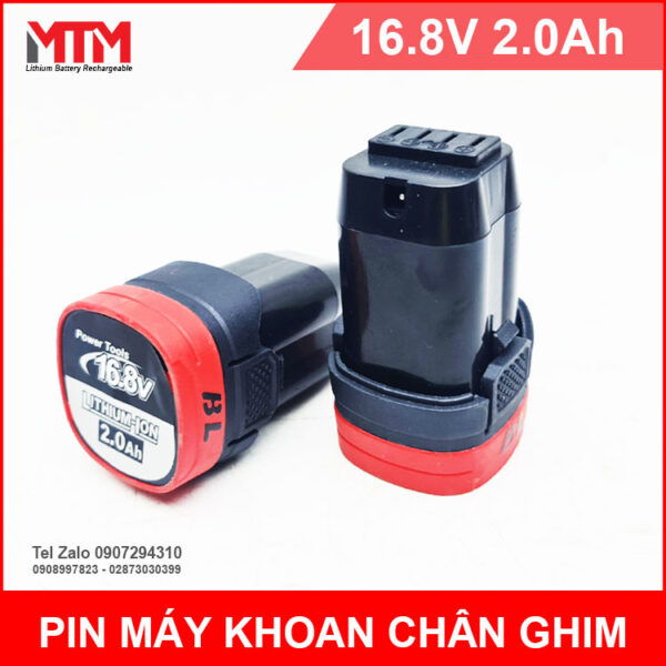 Pin may khoan chan ghim 16V8 2000mah