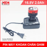 Pin may khoan chan ghim 16V8 2000mah kem de sac
