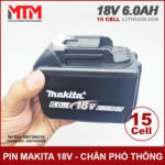 Pin may khoan makita 18v 21V 6Ah 15cell