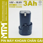 Pin may khoan van vit thiet bi 16V 3000mah 4S chan gai MTM gia ban