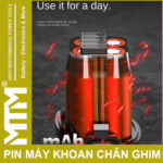 Pin may khoan van vit thiet bi 16V 3000mah 4S chan ghim MTM cell pin