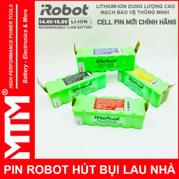 Pin robot hut bui lau nha irobot roomba chinh hang cao cap gia re
