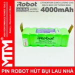 Pin robot hut bui lau nha irobot roomba chinh hang mau 4000mah chinh hang