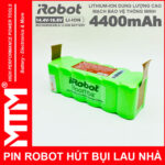Pin robot hut bui lau nha irobot roomba chinh hang mau 4400mah chinh hang
