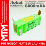 Pin robot hut bui lau nha irobot roomba chinh hang mau 6000mah chinh hang