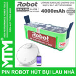 Pin robot lau nha hut bui irobot 4000mah gia re chinh hang cao cap