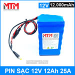 Pin sac 12v 12000mah 25A 3S6P