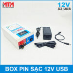 Pin sac 12v 15A USB