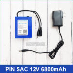 Pin sac 12v 6800mah kem sac
