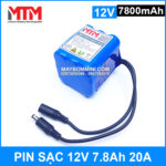 Pin sac 12v 7800mah 20A gia tot chat luong