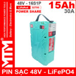 Pin xe dien LiFePo4 V 16S 15Ah 30A MTM cao cap gia re