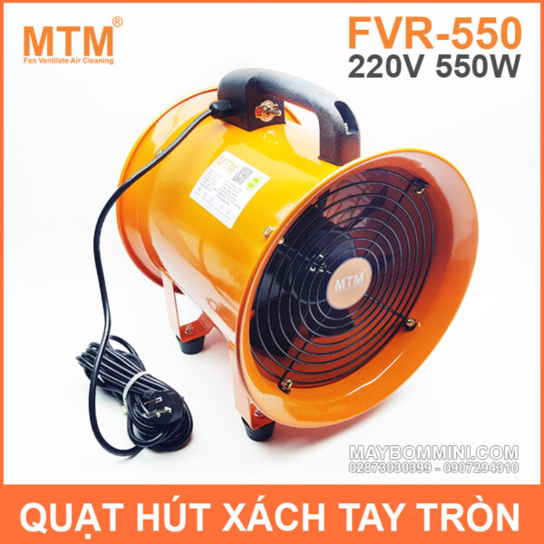 Quat hut xach tau tron 220V 550W MTM