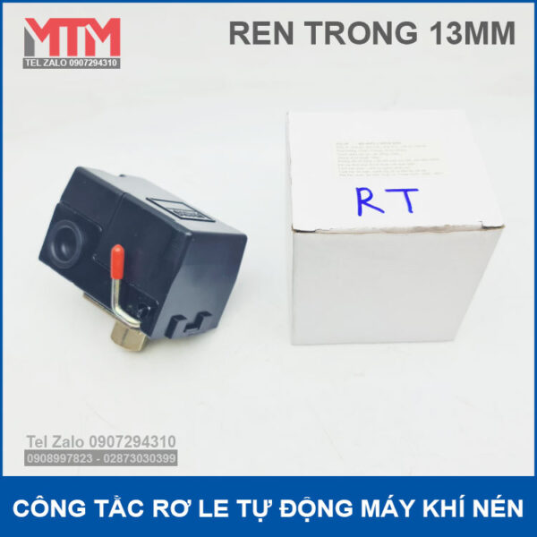 Role tat mo tu dong may bom khi nen 220V ren trong 13mm