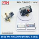 Role tat mo tu dong may bom khi nen 220V ren trong 13mm chinh hang