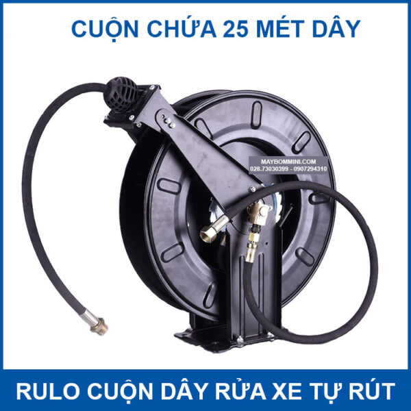 Rulo cuon day rua xe ap luc cao tu rut 25 met day