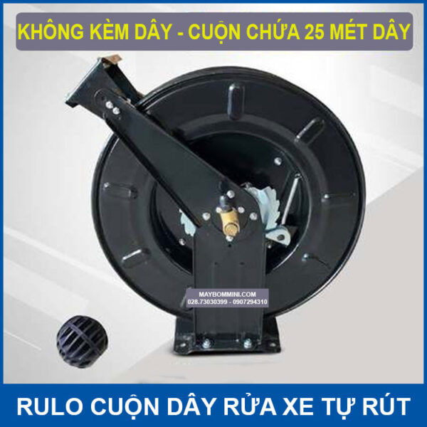 Rulo cuon day rua xe ap luc cao tu rut 25 met day chua kem day