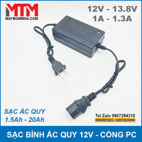Sac binh ac quy 12V 1300mA