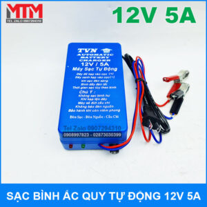 Sạc bình ắc quy tự động 12V 5A TVN